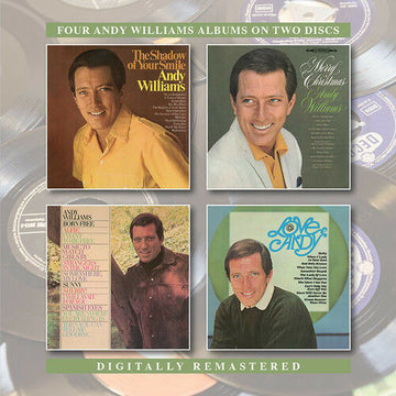 Andy Williams : The Shadow Of Your Smile/Merry Christmas/Born Free/Love, Andy (2xCD, Comp, RM)