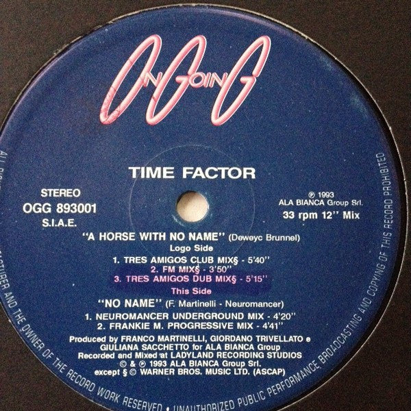 Time Factor : A Horse With No Name (12")