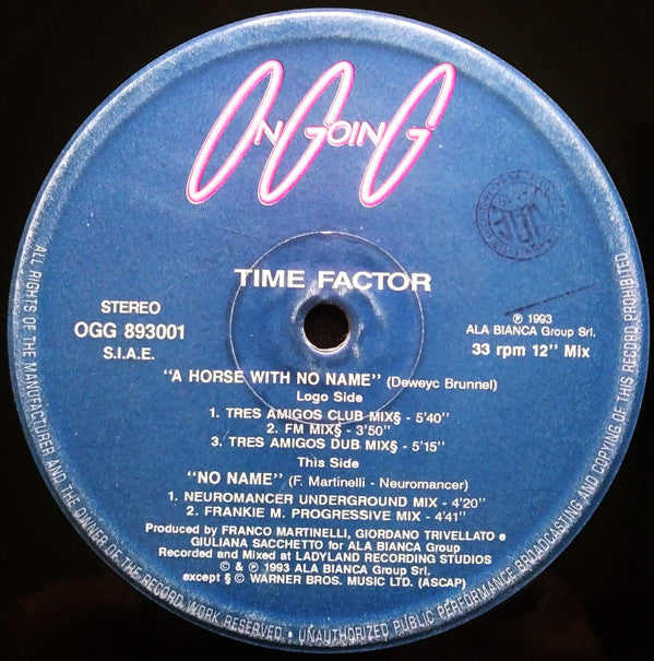 Time Factor : A Horse With No Name (12")