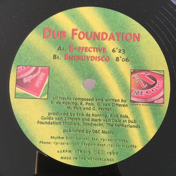 Dub Foundation : E-ffective (12")