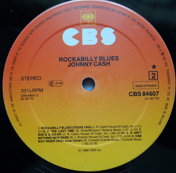Johnny Cash : Rockabilly Blues (LP, Album)