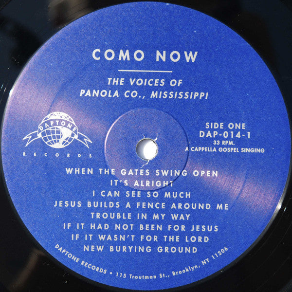 Various : Como Now: The Voices Of Panola Co., Mississippi (LP, Album)