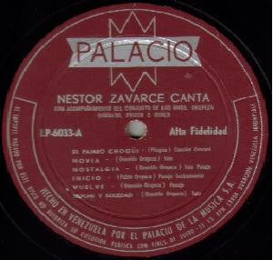 Nestor Zavarce : Nestor Zavarce Canta (LP, Album)
