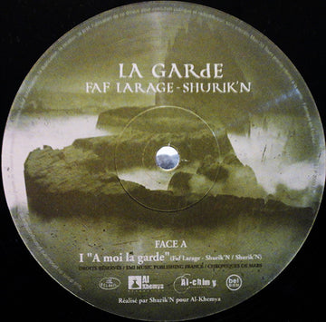 Faf Larage - Shurik'n : A Moi La Garde (12", Promo)