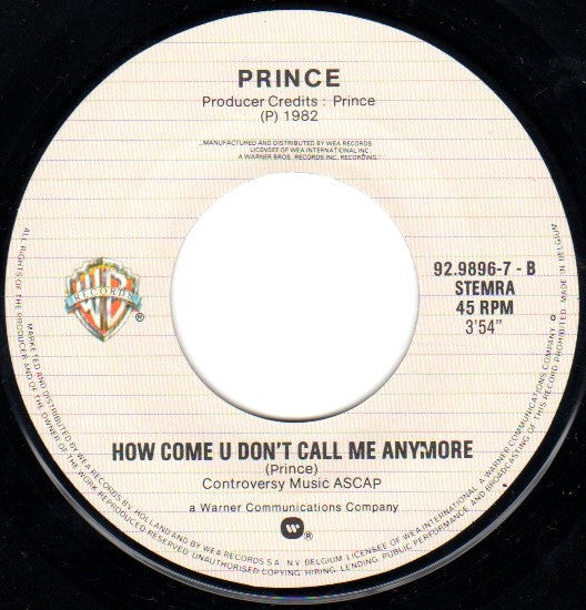 Prince : 1999 (7", Single)