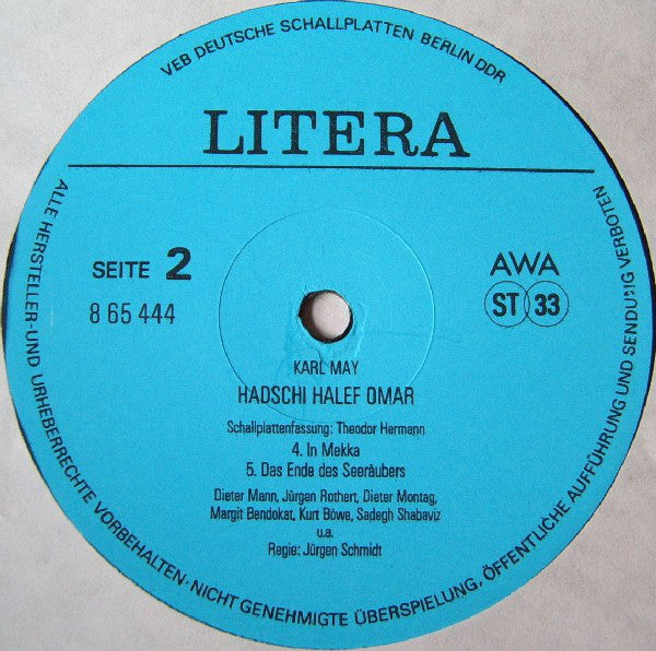 Karl May : Hadschi Halef Omar (LP)