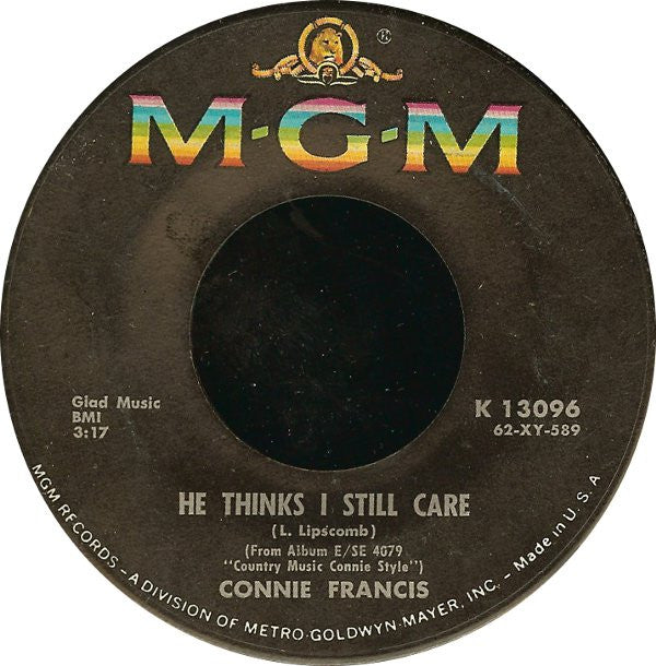 Connie Francis : I Was Such A Fool (To Fall In Love With You) (7", Single)