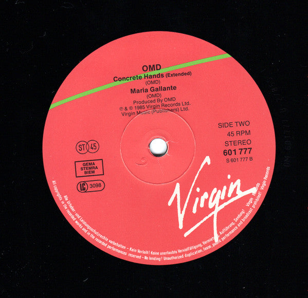 Orchestral Manœuvres In The Dark* : So In Love (12", Ext)