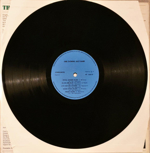 The One Evening Jazzband O.L.V. Piet Koopman : The One Evening Jazzband (LP, Album)
