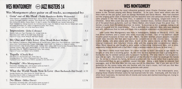 Wes Montgomery : Verve Jazz Masters 14 (CD, Comp, RE)