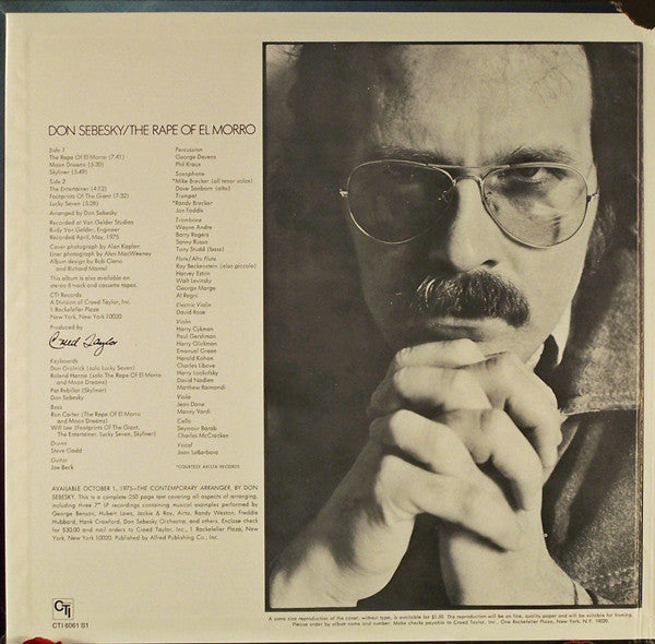 Don Sebesky : The Rape Of El Morro (LP, Album, San)