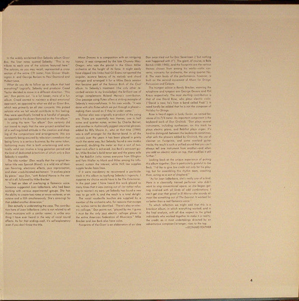Don Sebesky : The Rape Of El Morro (LP, Album, San)