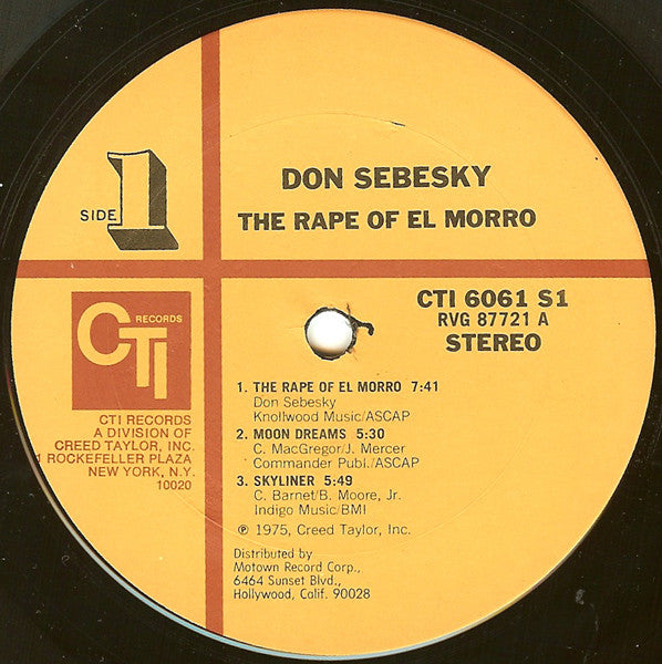 Don Sebesky : The Rape Of El Morro (LP, Album, San)