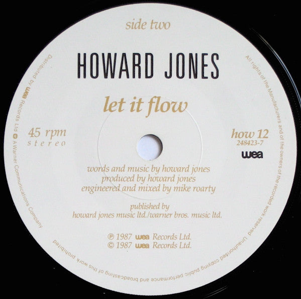Howard Jones : Little Bit Of Snow (7", Single, Pap)