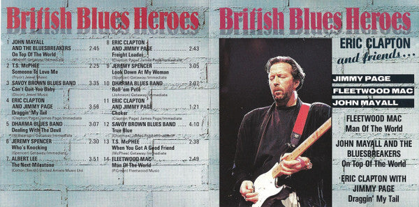 Eric Clapton And Friends ... Jimmy Page, Fleetwood Mac, John Mayall : British Blues Heroes (CD, Comp)