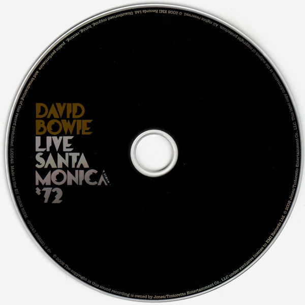 David Bowie : Live Santa Monica '72 (Box, Ltd, Num + CD, Album)
