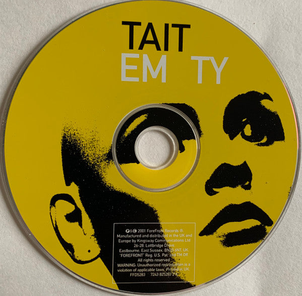Tait : Empty (CD, Album)