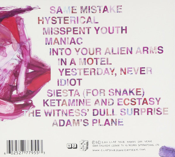 Clap Your Hands Say Yeah : Hysterical (CD, Album)