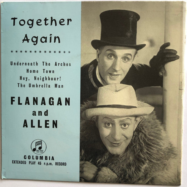 Flanagan And Allen : Together Again (7", EP, RP)