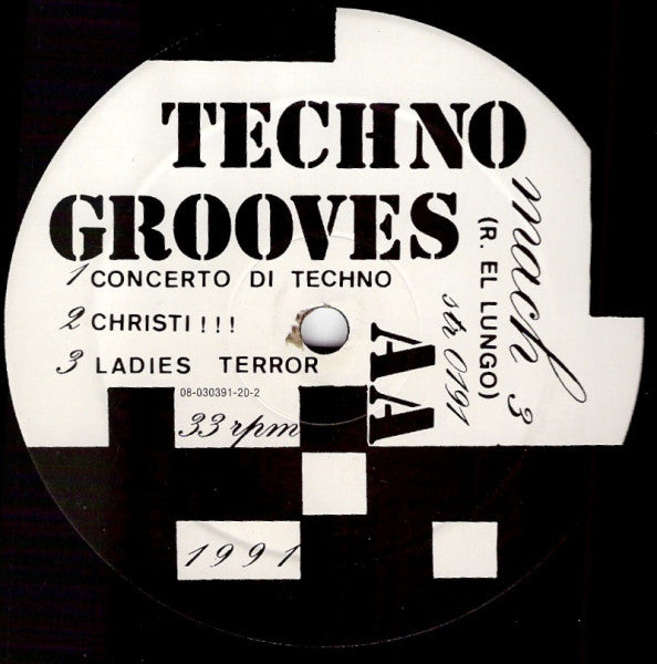 Techno Grooves : Mach 3 (12", EP)