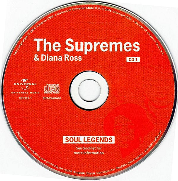 The Supremes : Soul Legends (2xCD, Comp, RM)