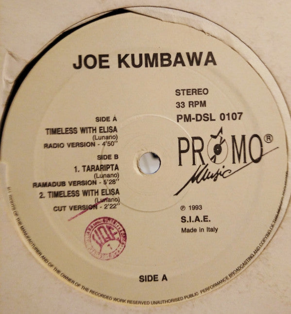 Joe Kumbawa : Timeless With Elisa / Tararipta (12")