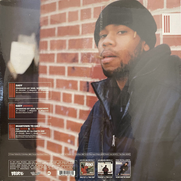 Reks : Easy / Easy [Remix] / Beantown To Cali (12")