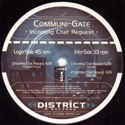 Communi-Gate : Incoming Chat Request (12")