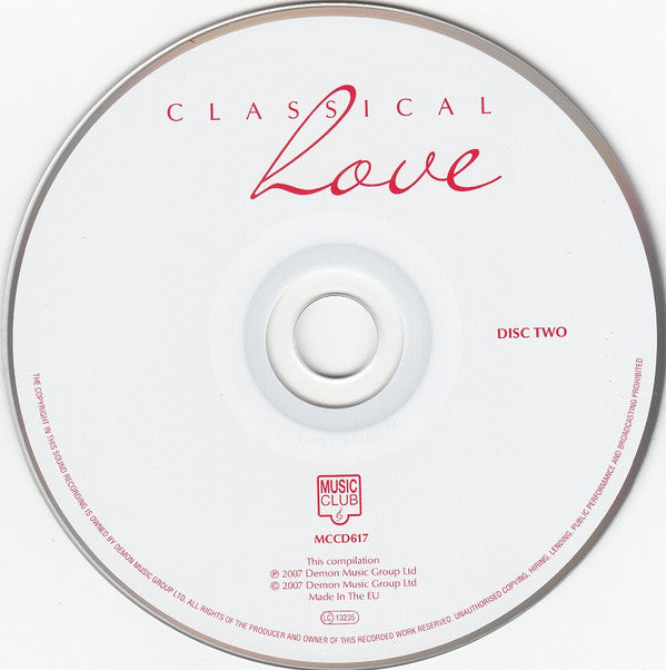 Various : Classical Love (Love Themes From Classic Films) (2xCD, Comp)