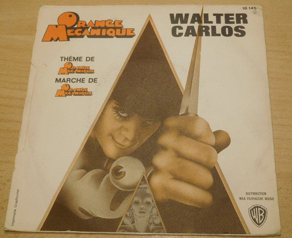 Walter Carlos : Thème De Orange Mécanique / Marche De Orange Mécanique (7", Single, Mono)