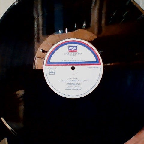 Manuel De Falla - London Sinfonietta, Sir Simon Rattle, Jennifer Smith (3), Alexander Oliver, Peter Knapp (2), John Constable : Les Tréteaux De Maître Pierre / Psyché . Concerto Pour Clavecin (LP, Album)