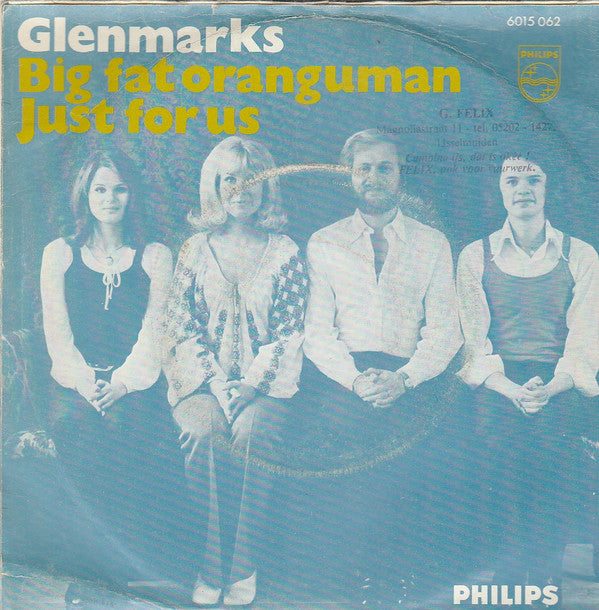 Glenmarks : Big Fat Oranguman (7", Single)