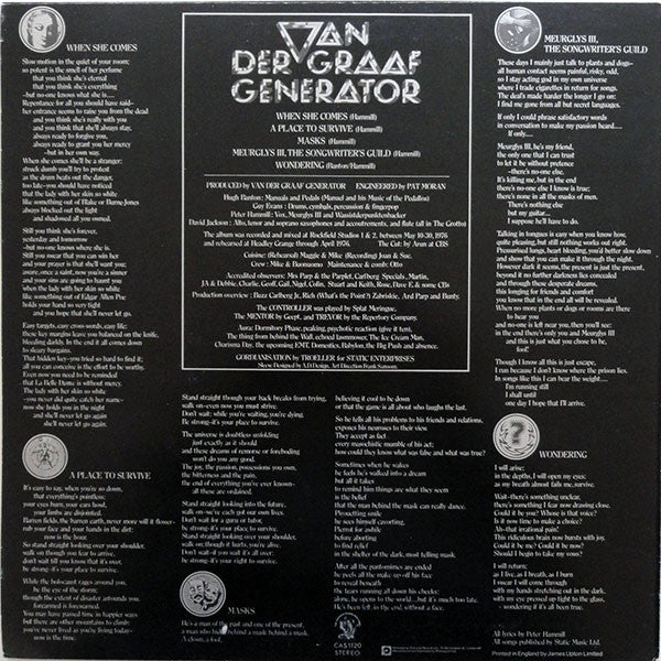 Van Der Graaf Generator : World Record (LP, Album, Sma)