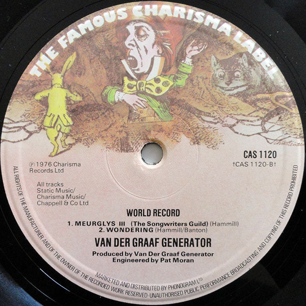 Van Der Graaf Generator : World Record (LP, Album, Sma)