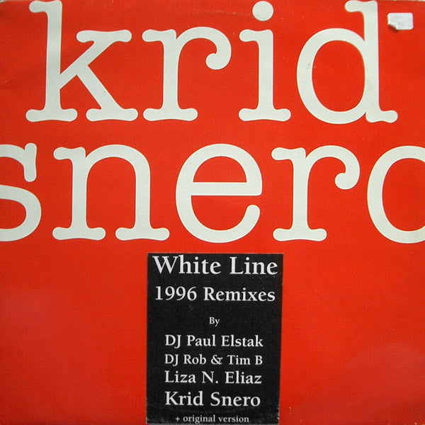 Krid Snero : White Line 1996 Remixes (12")