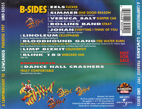Various : A Campingflight To Lowlands Paradise 1997 (Websites & B-Sides) (CD, Comp, Promo)