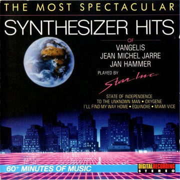 Star Inc. : The Most Spectacular Synthesizer Hits Of Vangelis, Jean Michel Jarre & Jan Hammer (CD, Comp)