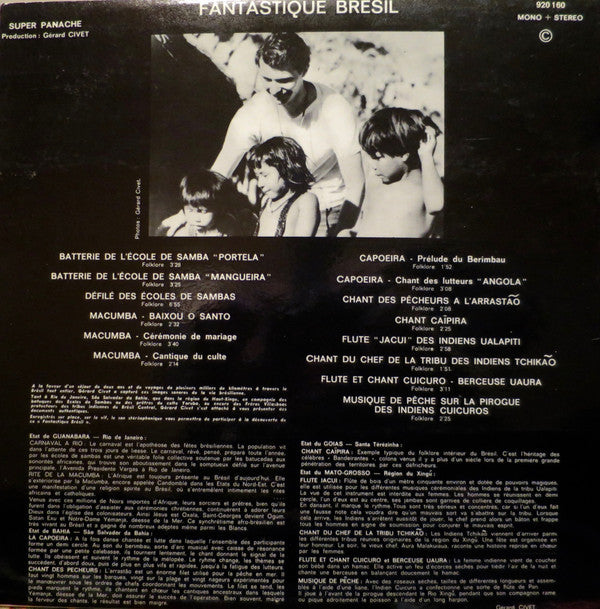 Various : Fantastique Bresil (LP)