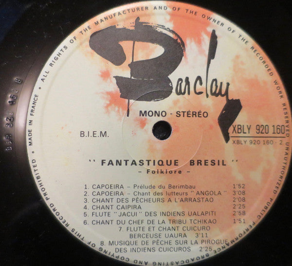 Various : Fantastique Bresil (LP)