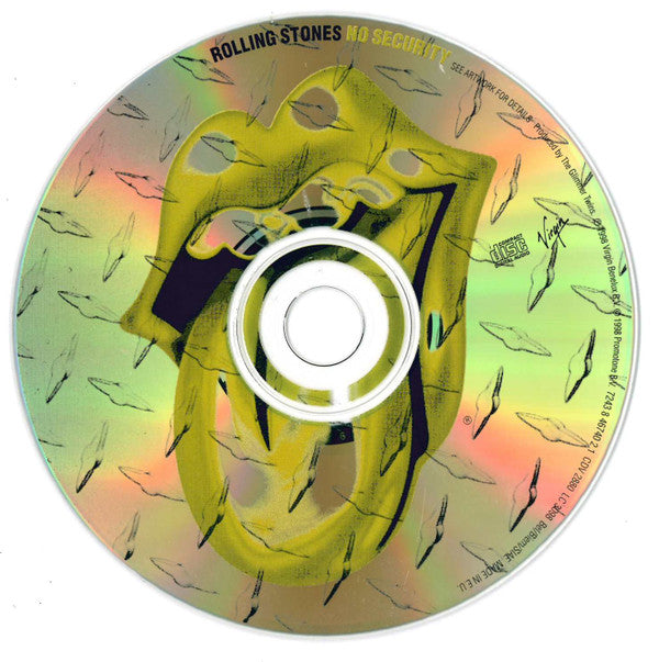 The Rolling Stones : No Security (Live - From The Bridges To Babylon Tour) (CD, Album)