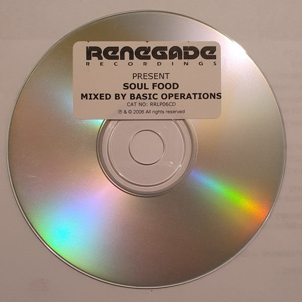 Basic Operations : Renegade Recordings Present:  SOUL FOOD (CD, Mixed, Promo)