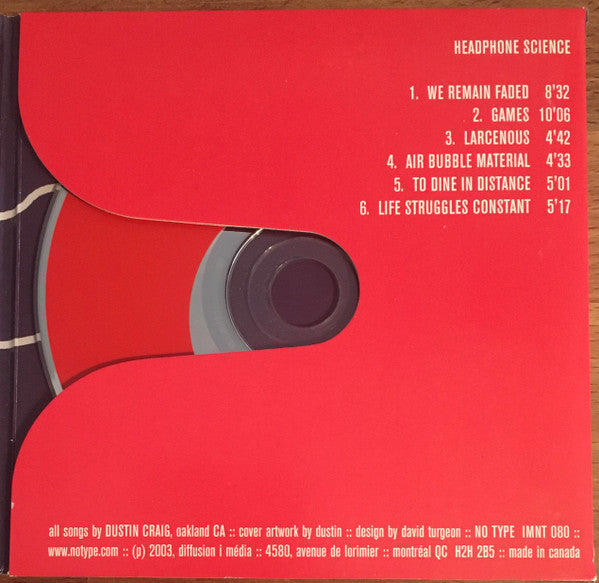 Headphone Science : We Remain Faded (CD, Album)
