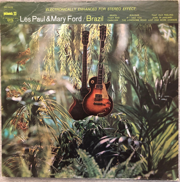 Les Paul & Mary Ford : Brazil (The Wild Guitars Of Les Paul & Mary Ford) (LP, Comp)