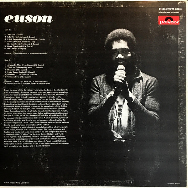 Euson : Euson (LP, Album)