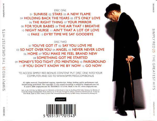 Simply Red : 25 (The Greatest Hits) (2xCD, Comp)