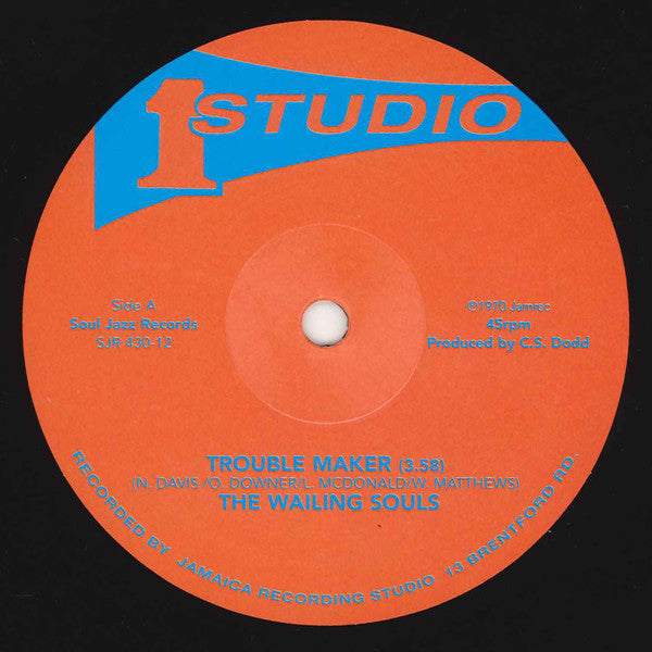 Wailing Souls : Trouble Maker / Run My People (12", RM, Com)