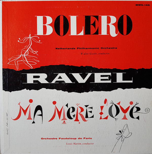 Maurice Ravel : Boléro / Ma Mère L'Oye (10", Mono)