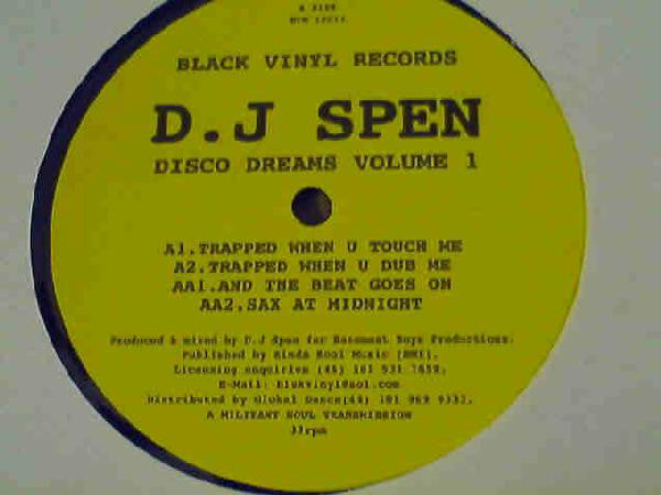 D.J Spen* : Disco Dreams Volume 1 (12")