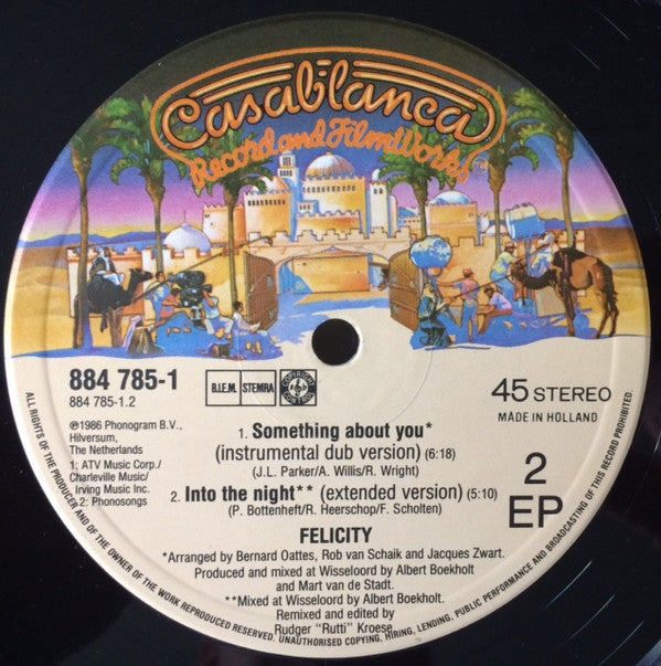 Felicity : Something About You (12", EP)