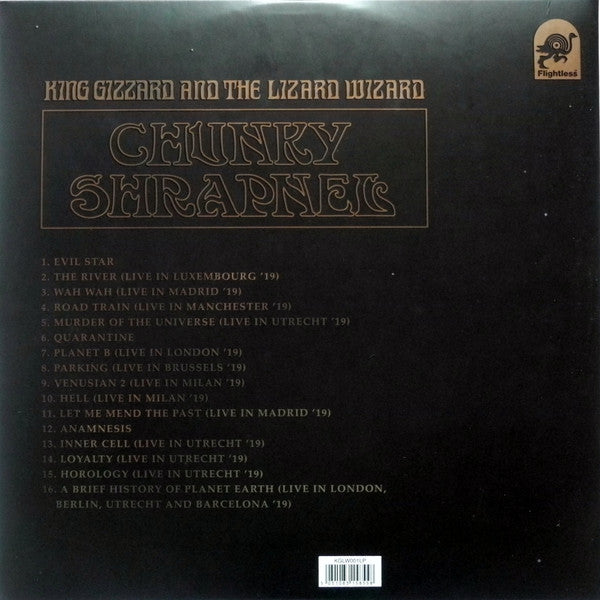 King Gizzard And The Lizard Wizard : Chunky Shrapnel (2xLP, Album, Gol)